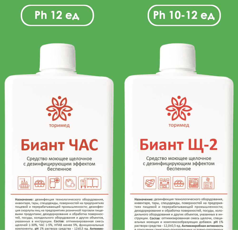 Специализированная линейка "БИАНТ" для CIP моек